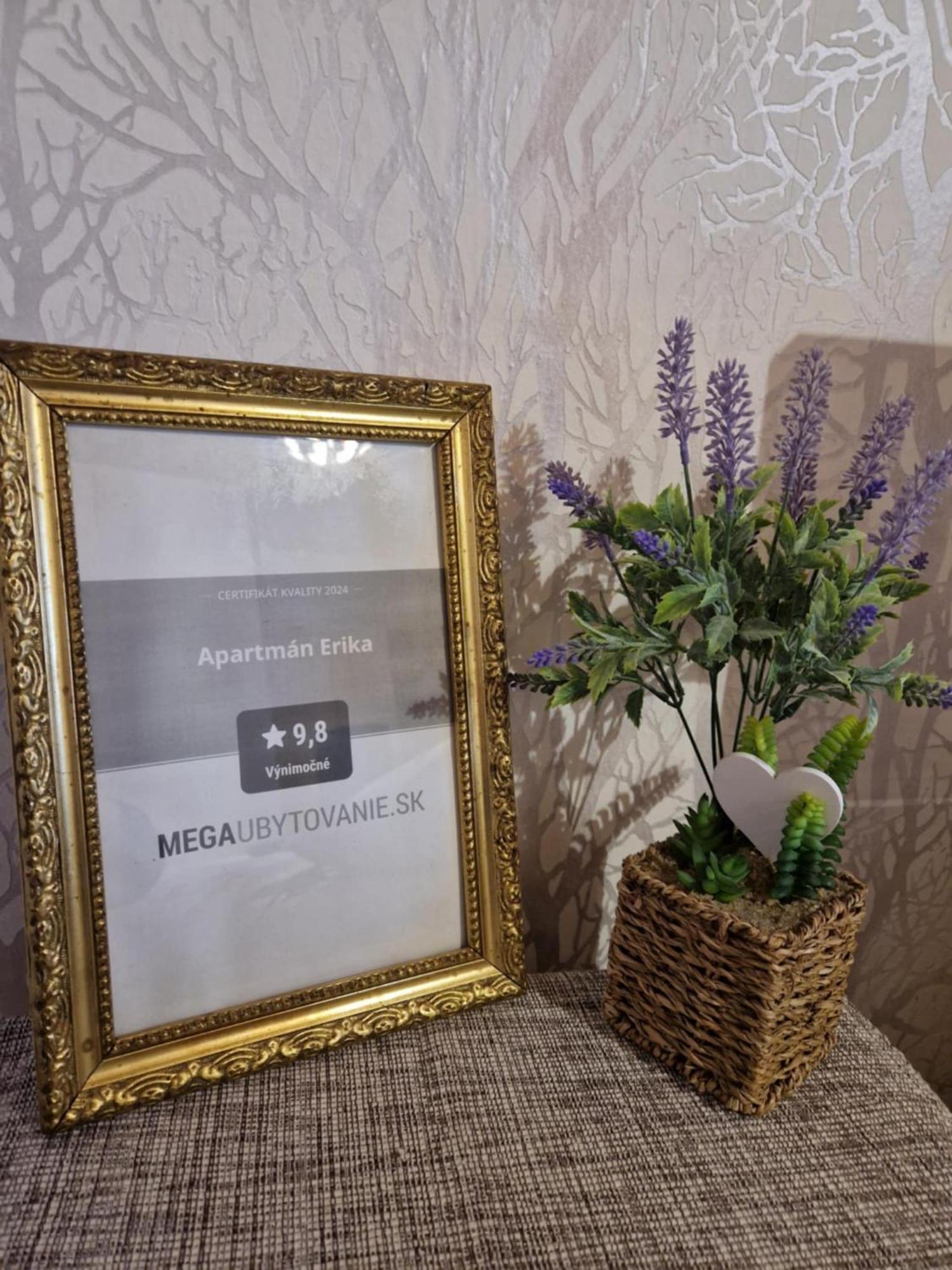 Apartmán Erika Bešeňová Esterno foto